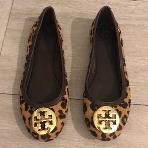 Tory Burch leopard flats